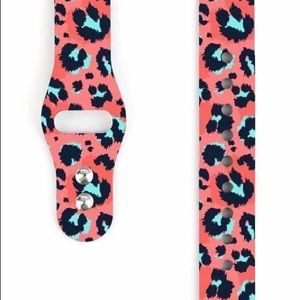 Watch Band - 38/40mm - Pink Turquoise Leopard
